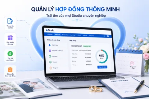 Quản lý hợp đồng thông minh – Trái tim của mọi Studio chuyên nghiệp